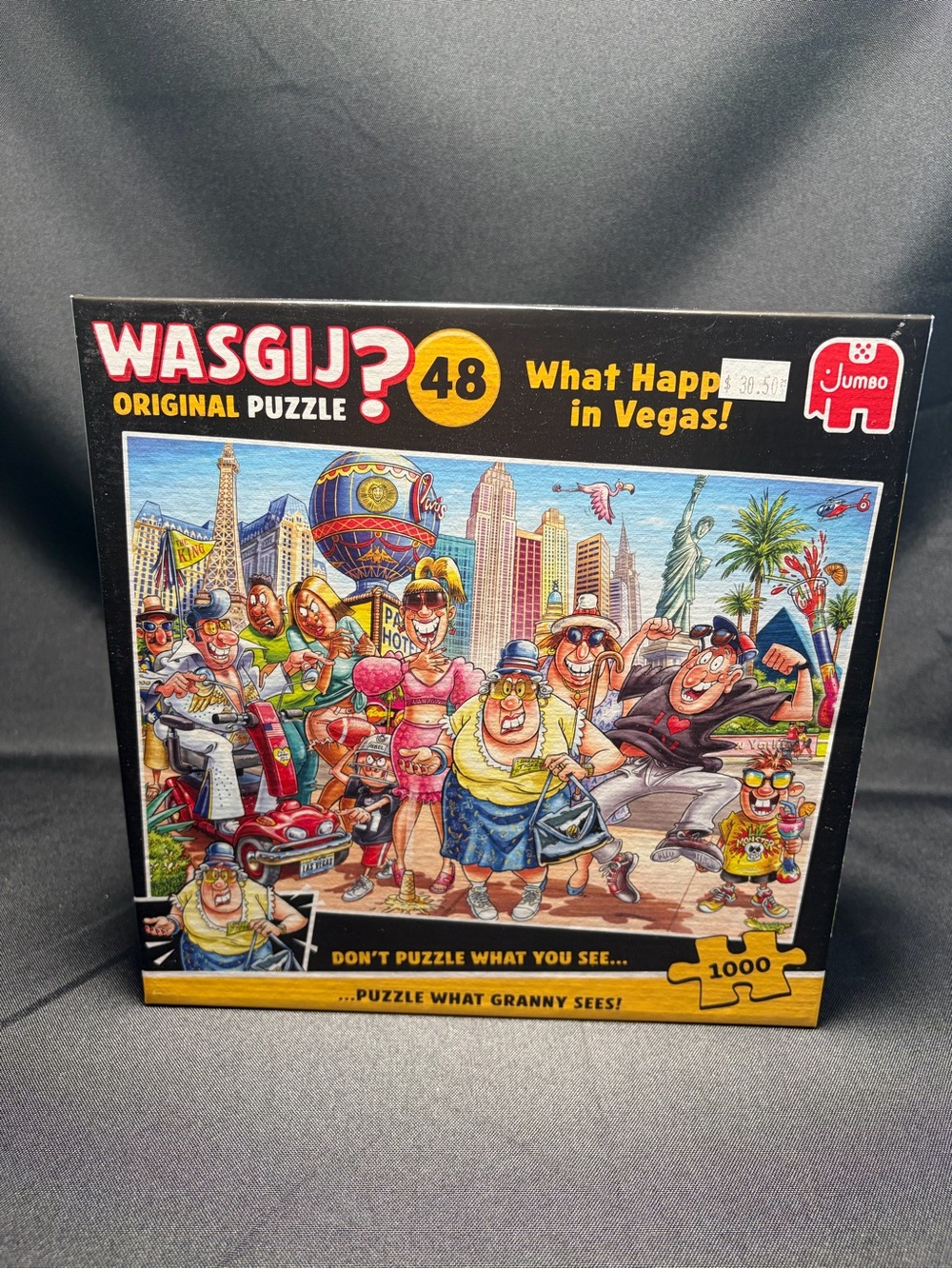 Wasgij Original Puzzle 48 "What Happens in Vegas!" - Colorful Illustration